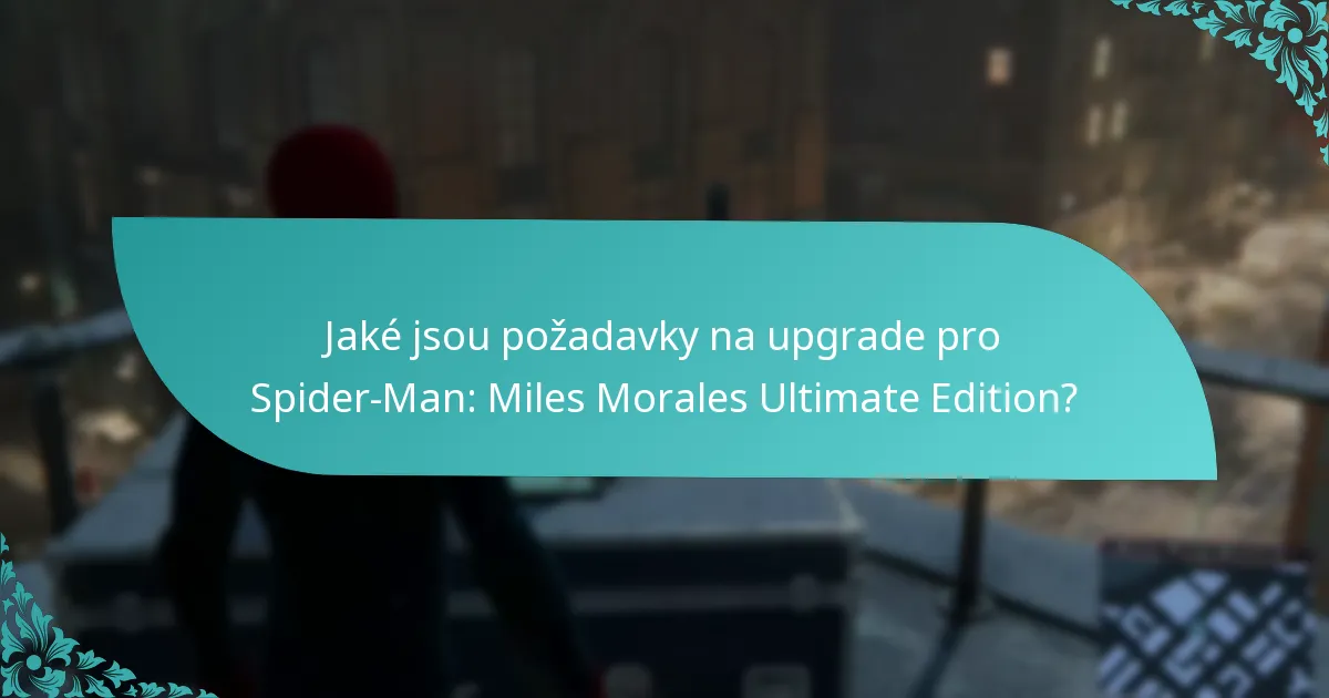Kde mohu zakoupit Spider-Man: Miles Morales Ultimate Edition?
