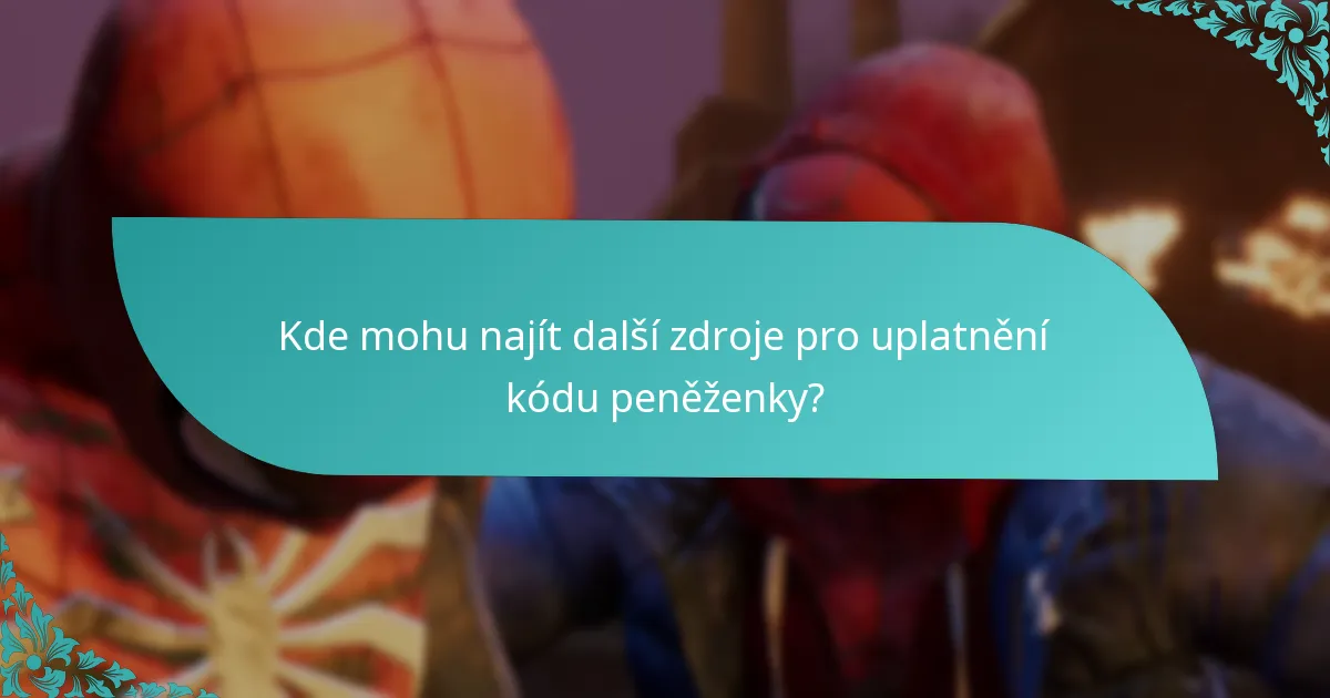 Na kterých platformách je podporováno uplatnění kódů peněženky pro Spider-Man: Miles Morales?